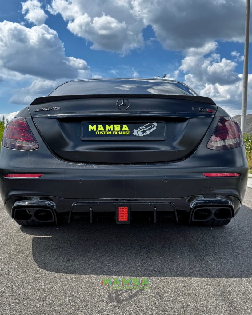 Mercedes Benz W213 E63s AMG 4.0 V8 BiTurbo układ wydechowy
