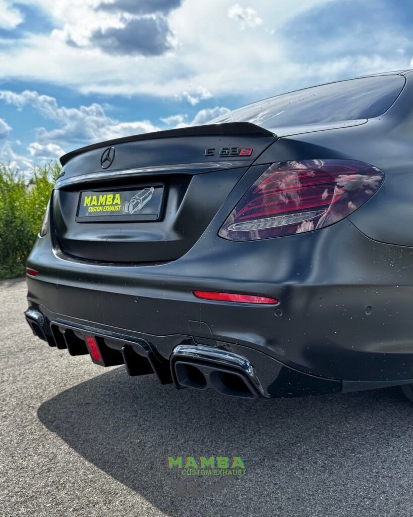 Mercedes Benz W213 E63s AMG 4.0 V8 BiTurbo układ wydechowy