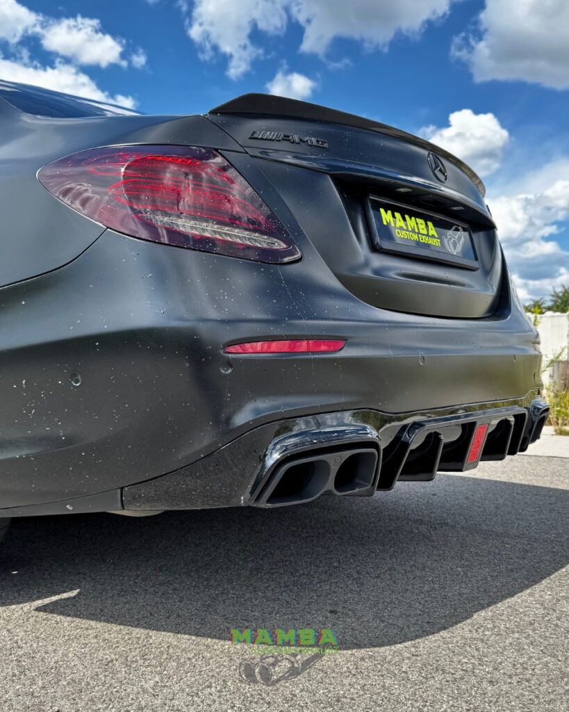 Mercedes Benz W213 E63s AMG 4.0 V8 BiTurbo układ wydechowy